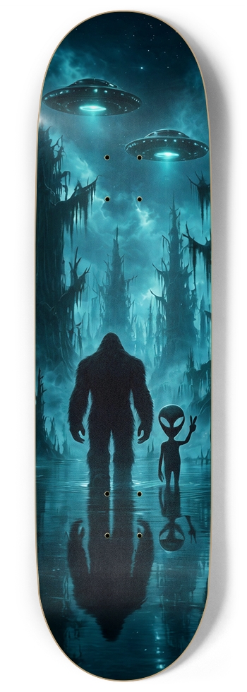 MBS ALIEN PEACE 9 Inch Skateboard