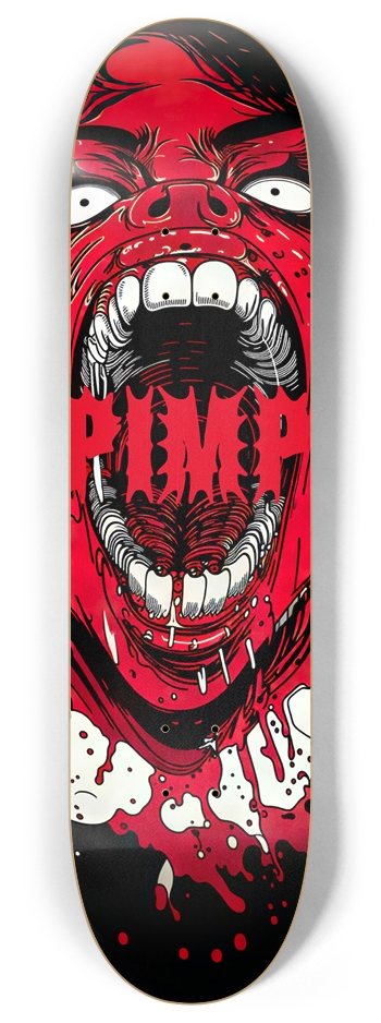 PIMP JAWS HO TRICK DECK 01 8 Inch Skateboard Deck