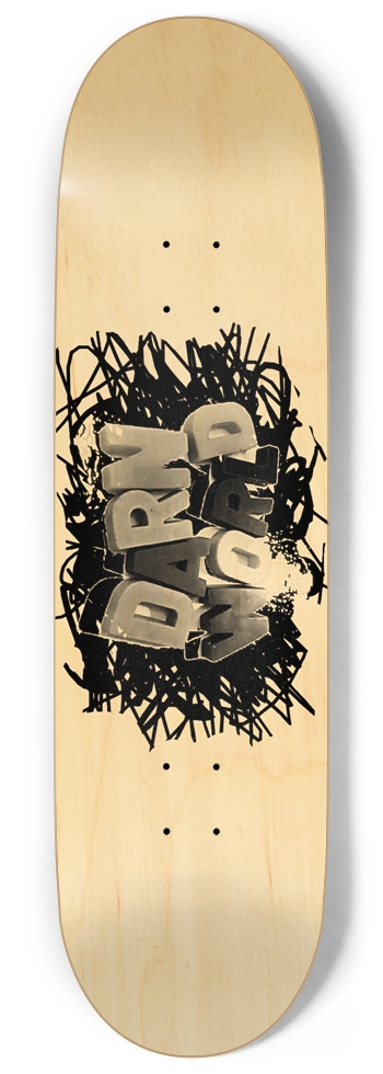 DARN WOOD 9” 9 Inch Skateboard