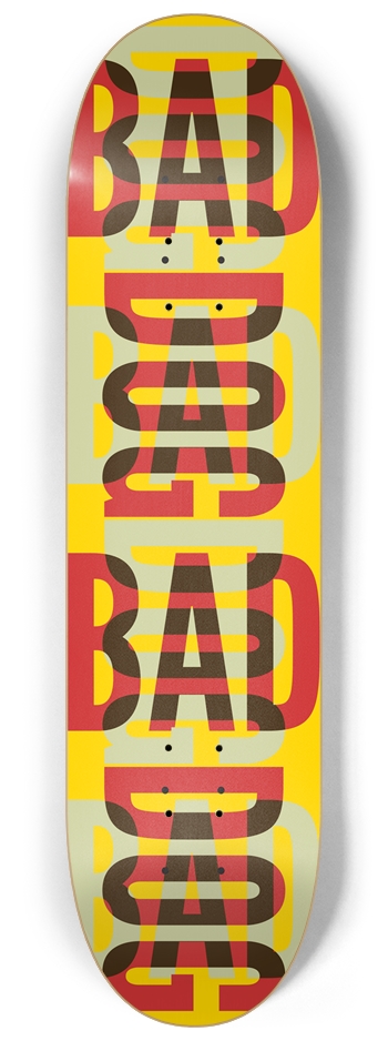 Bad Dog Crossed No.4 8-1/4 Skateboard Deck