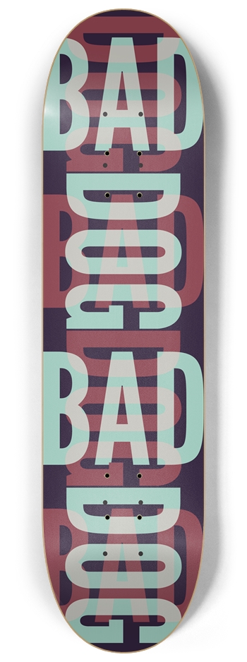 Bad Dog Crossed No.1 8-1/4 Skateboard Deck