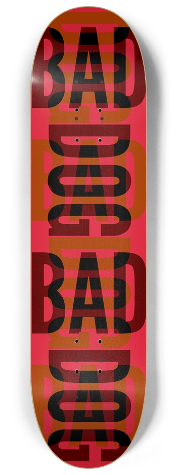Bad Dog Crossed No.7 8-1/4 Skateboard Deck
