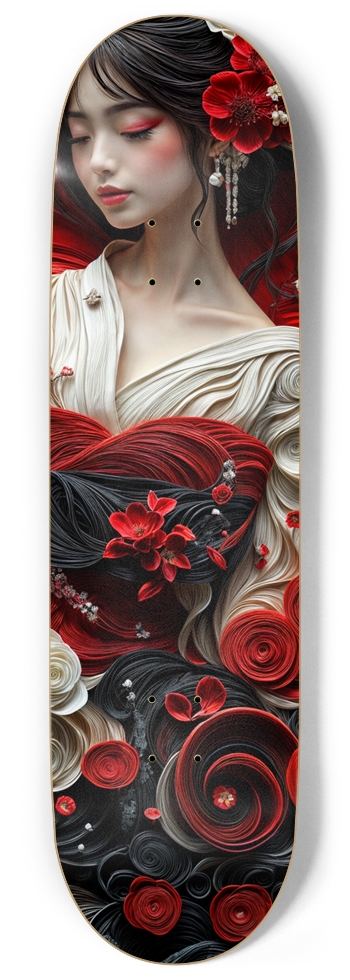 MBS Crimson Garden 9 Inch Skateboard