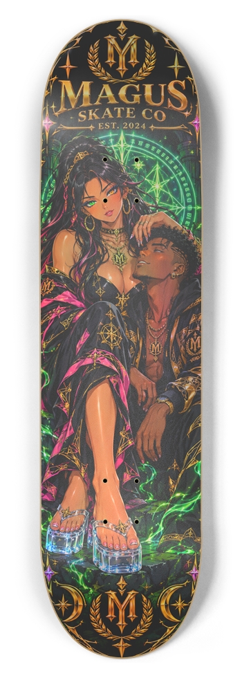 Magus Skate Co. " FWB Sister Mage" 8-1/2 Skateboard Deck