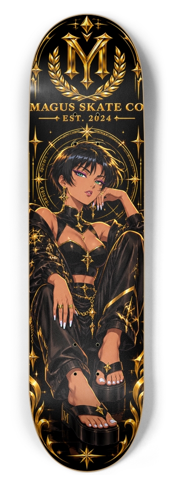 Magus Skate Co. "Magus Mage Opal" 8-1/2 Skateboard Deck