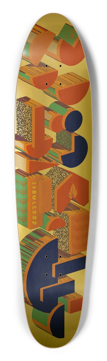 Geo Block - Longboard