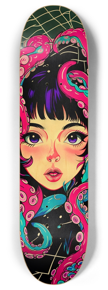 TWERKIN TENTACLES ICKY STICKY 01 ALL NATURAL WOOD 8 Inch Skateboard Deck