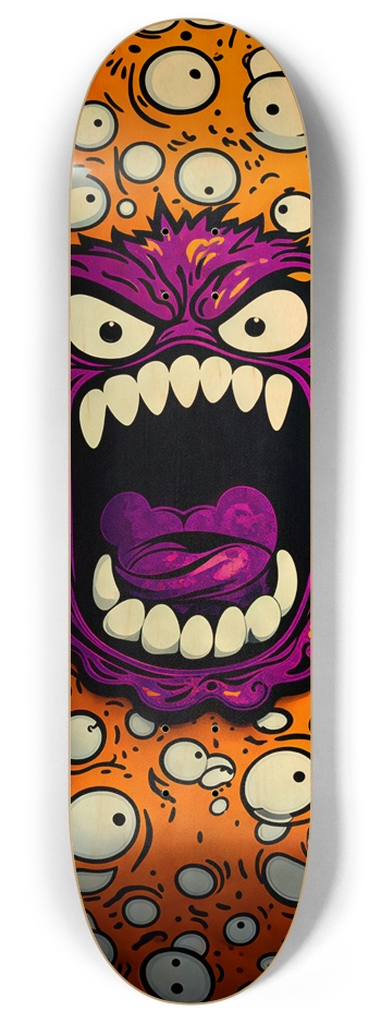 MONSTAR EYEBALLIO VALLEY JOE DECK 01 ALL NATURAL 8 Inch Skateboard Deck