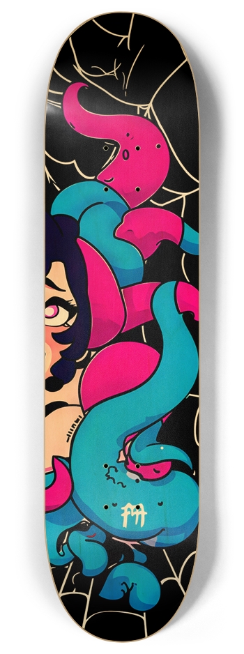 TWERKIN TENTACLES HO 02 ALL NATURAL 8 Inch Skateboard Deck