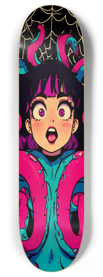 TWERKIN TENTACLE GIRL 02 ALL NATURAL 8 Inch Skateboard Deck