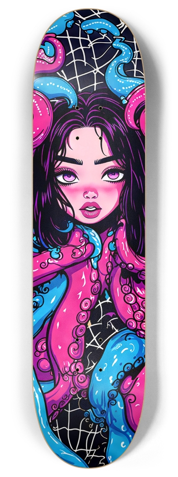 TWERKIN TENTACLES ALI HALL 01 LIMITED EDITION 8 Inch Skateboard Deck