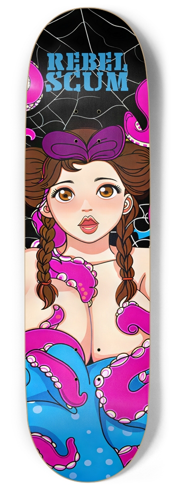 REBEL SCUM LEIA DOOM 01 LIMITED EDITION 9 Inch Skateboard