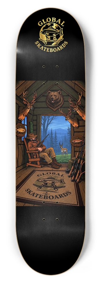 Hunter’s Cabin Global Skate 8-3/4 Inch Skateboard