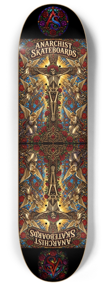 ANARCHIST Crucifixion 8-1/4 Skateboard Deck