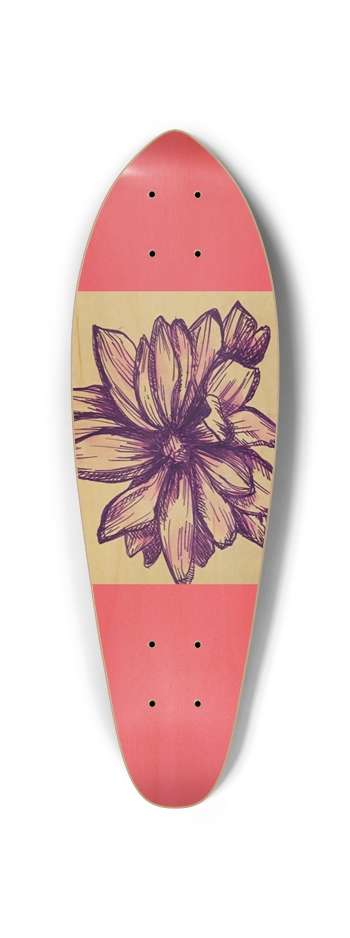 Petal down Skateboard Mini Cruiser
