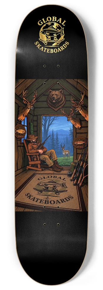 Global Skate Hunter’s Cabin 9 Inch Skateboard
