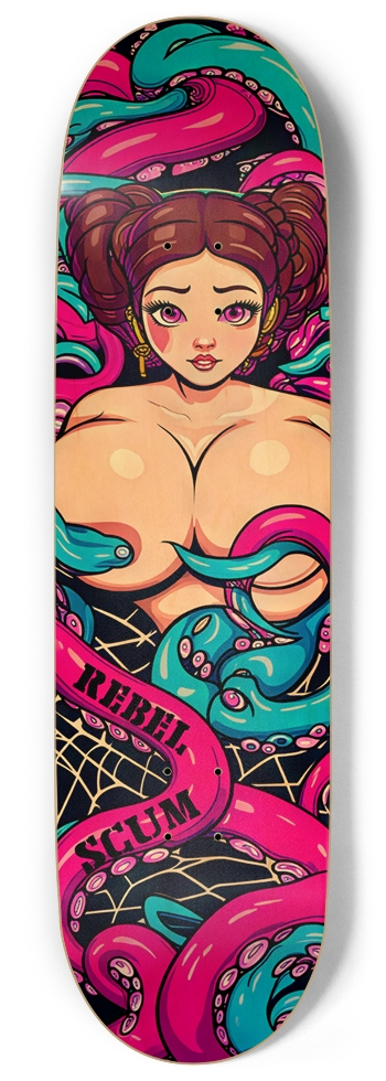 REBEL SCUM LEIA PIT 02 ALL NATURAL 9 Inch Skateboard