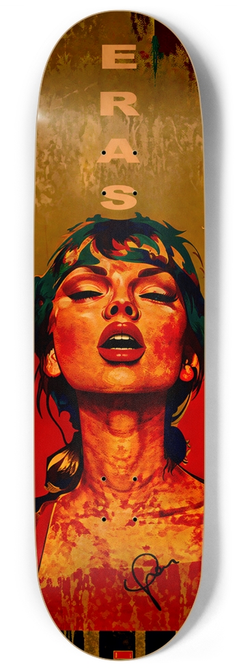 AMAYA TOTALLY TAYLOR ERAS TOUR LIMITED DECK 06 SIGNED 9 Inch Skateboard