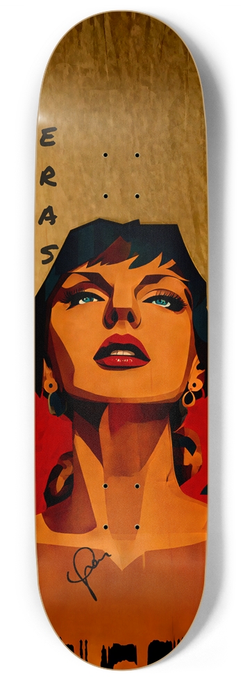 AMAYA TOTALLY TAYLOR ERAS TOUR LIMITED EDITION DECK 09 A 9 Inch Skateboard