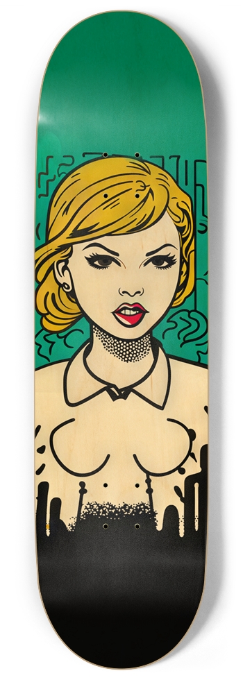 NOSH TAYLOR DROP SHORTIE PUNK DECK 02 9 Inch Skateboard