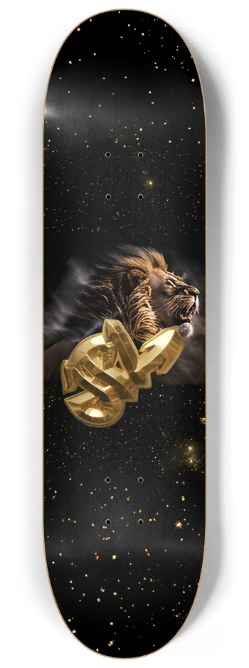 Premium Edition Golden Predator 8-1/4 Skateboard Deck