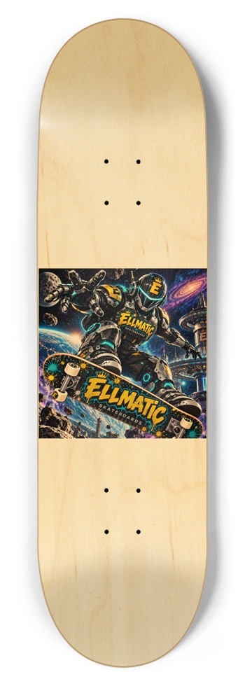 Robot skate 8-3/4 Inch Skateboard