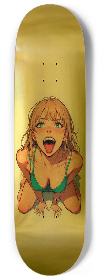 TRICKY DICKY TOTALLY TAYLOR POP DECK 01 GOLD FOIL LIMITED EDITION DECK 9 Inch Skateboard