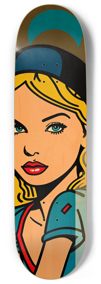 JESUS DECK TOTALLY Taylor Deck 01 9 Inch Skateboard