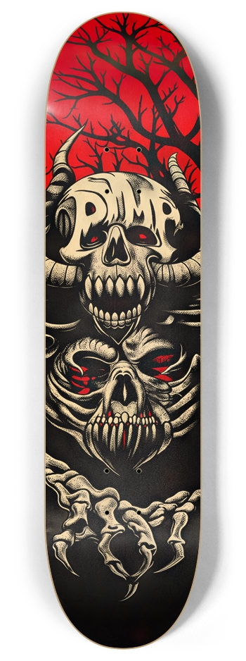 PIMP THE BONES DECK 01 ALL NATURAL WOOD