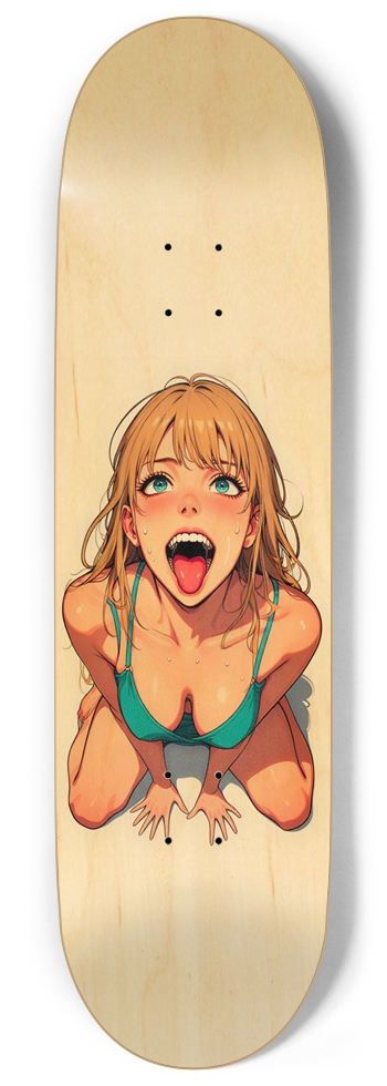 TRICKY DICKY TOTALLY TAYLOR POP DECK 01 ALL NATURAL WOOD 9 Inch Skateboard