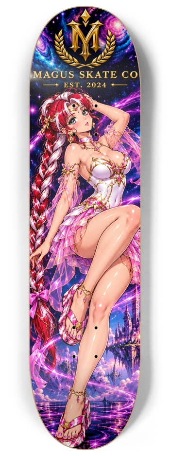 Magus Skate Co "Ballerina Mage" 8-1/4 Skateboard Deck