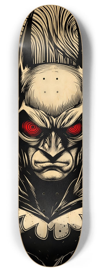 BATWISE BAMBOO DETECTIVE RED EYE DECK 03 ALL NATURAL 8 Inch Skateboard Deck