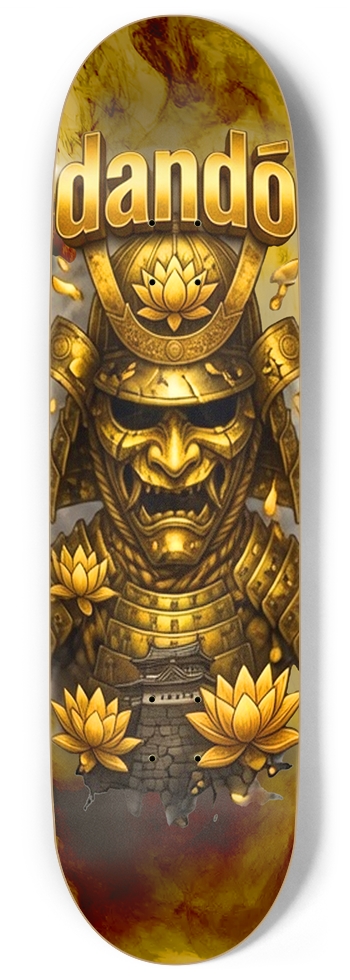 Dandō Golden Samurai Skateboard Deck