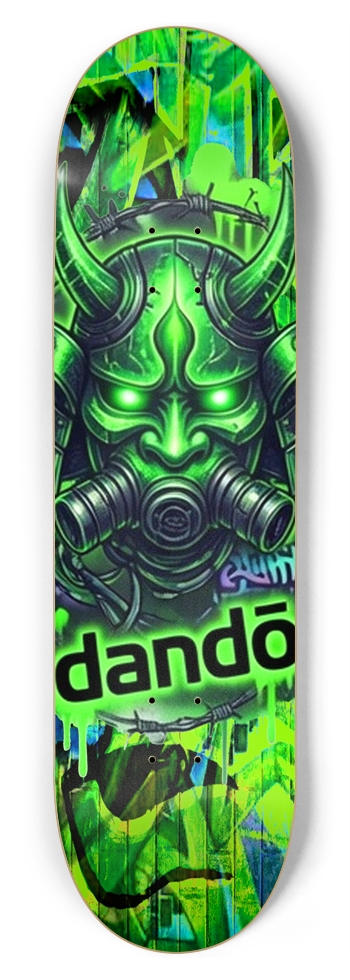 Dandō Green Gearhead Skateboard Deck 8-3/4 Inch Skateboard