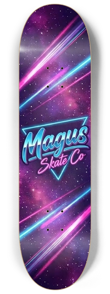 Magus Skate Co "80s Vapor" 8-1/4 Skateboard Deck