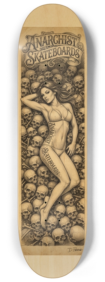 Bed Of Skulls 8-1/4 Skateboard Deck