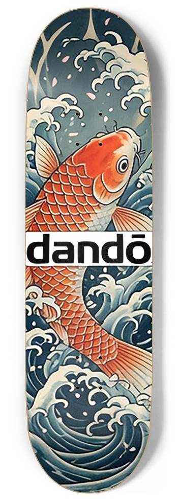 Dandō Flowing Koi Skateboard Deck