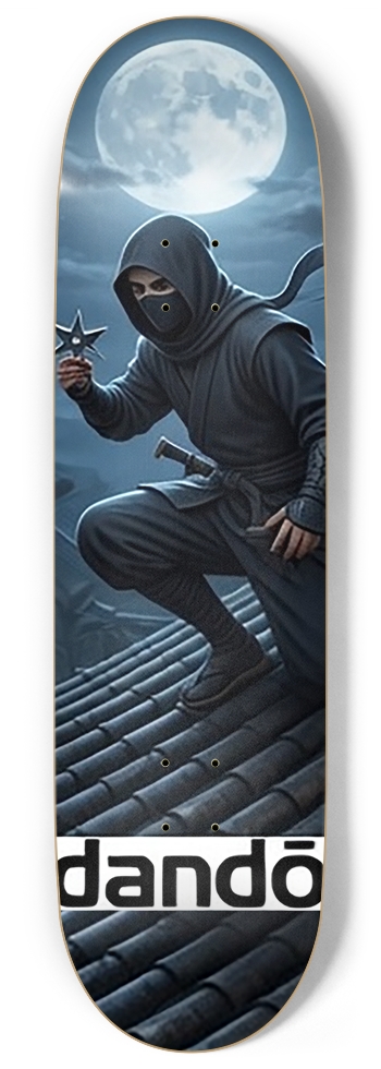 Dandō Midnight Ninja Skateboard Deck