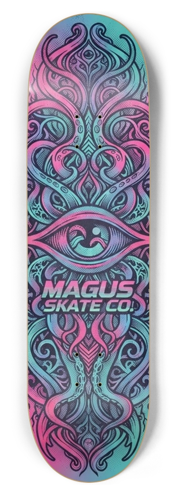Magus Skate Co. "Tentacle Eye" 8-3/4 Inch Skateboard