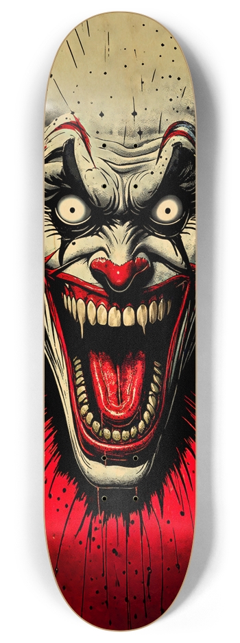 BATWISE BAMBOO JOKER JACKED 01 ALL NATURAL 8 Inch Skateboard Deck