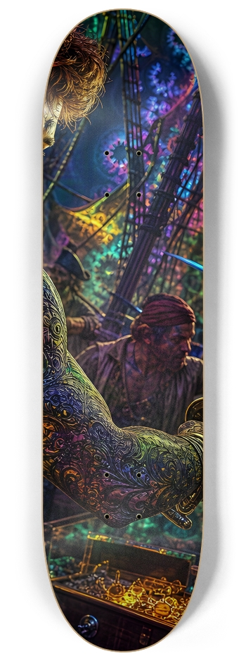 Psychedelic Gay Auburn Fractal Pirate #5 #3