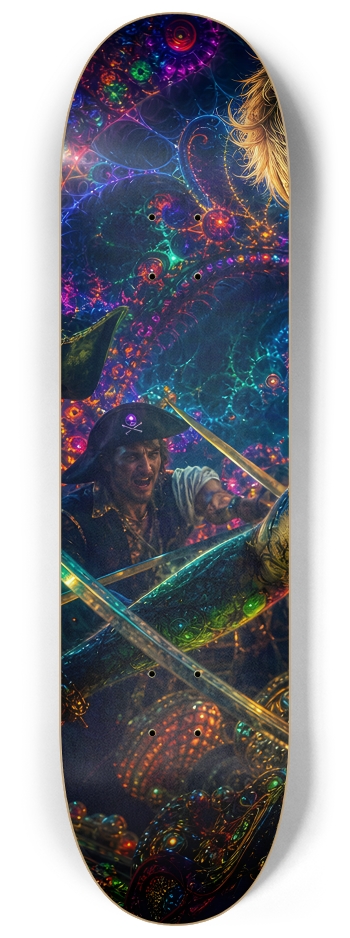 Psychedelic Blonde Fractal Pirate #16 #1