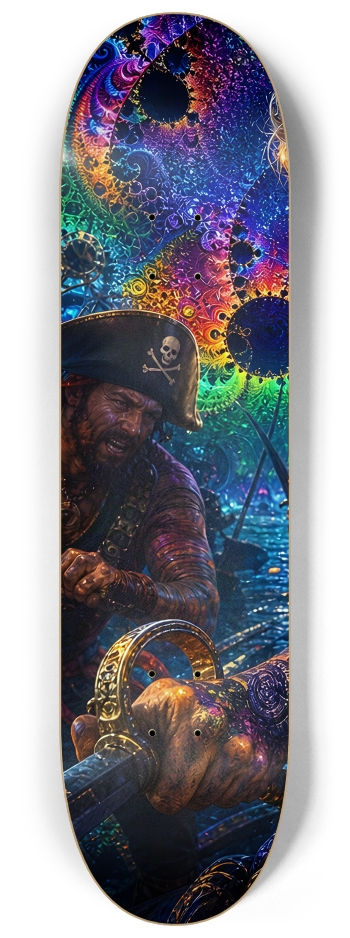 Psychedelic Blonde Fractal Pirate #31 #1