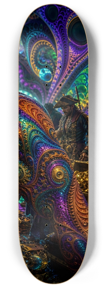 Psychedelic Gay Auburn Fractal Pirate #2 #3