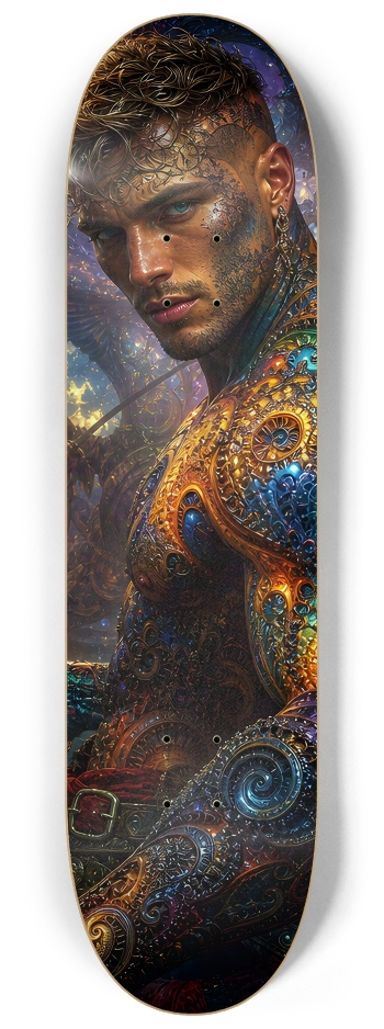 Psychedelic Blonde Fractal Pirate #27 #2