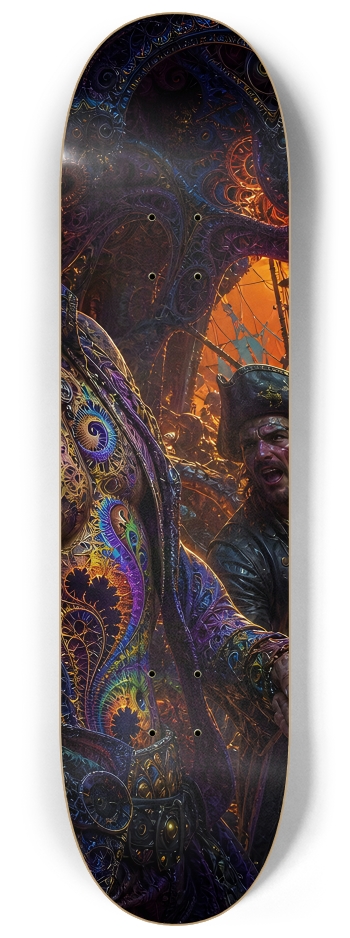 Psychedelic Blonde Fractal Pirate #17 #3