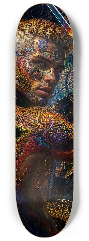 Psychedelic Blonde Fractal Pirate #25 #2