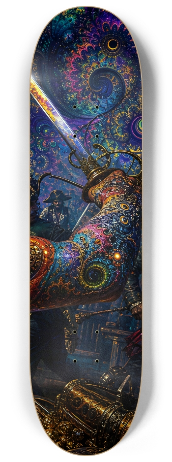 Psychedelic Blonde Fractal Pirate #25 #3