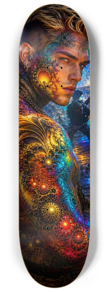 Psychedelic Blonde Fractal Pirate #18 #2