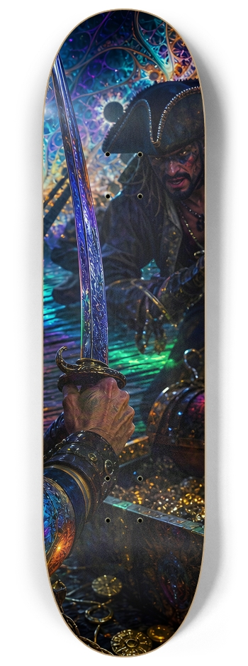 Psychedelic Blonde Fractal Pirate #18 #3